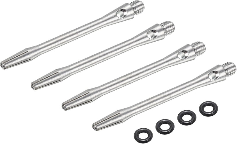 Laad afbeelding in Galerijviewer, Dartschachten 4 stuks 45 mm van aluminium geel met 2BA schroefdraad – dart shafts – dart accessoires
