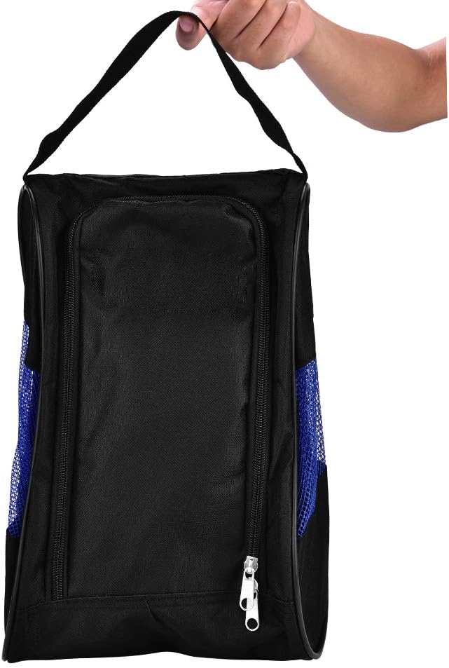 Load image into Gallery viewer, Golfschoenentas van nylon met ventilatiegaas en dubbele ritssluiting – schoenentas – sporttas accessoires
