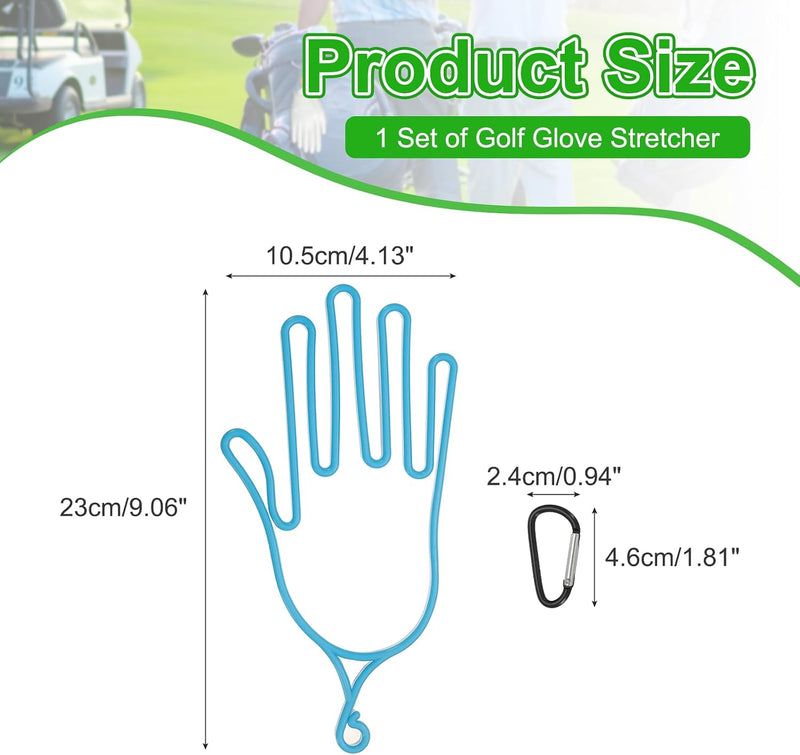 Laad afbeelding in Galerijviewer, Golfhandschoen houder met ophanghaak – handschoenspanner en droger – golf accessoires
