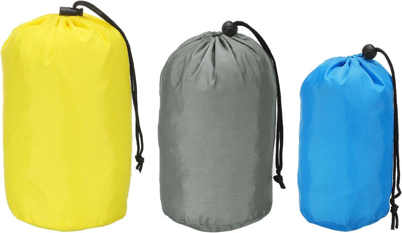 Laden Sie das Bild in Galerie -Viewer, Wasserdichte Packsäcke 3 Stück S M L mit Kordelzug – Packsäcke – Campingzubehör
