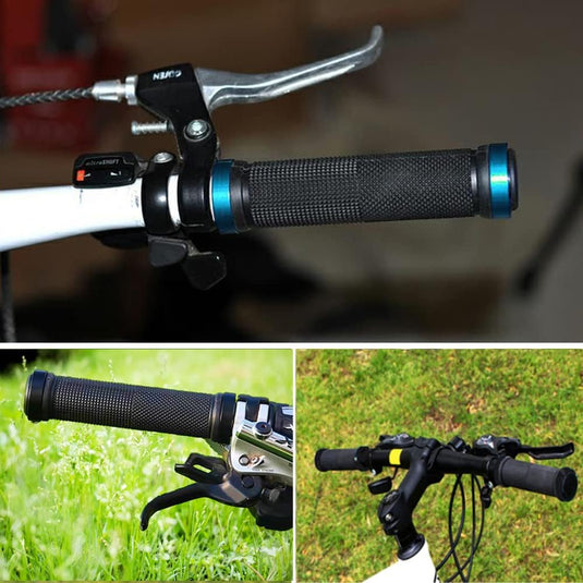 Fietshandvatten set 22 mm zwart antislip