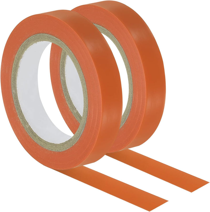 Load image into Gallery viewer, Racket afwerktape 2 rollen 10 meter van PVC oranje – grip afwerkingstape – tennis badminton accessoires
