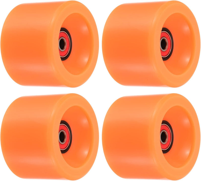 Laad afbeelding in Galerijviewer, Longboard wielen 70 x 51 mm 78A met ABEC-9 lagers 4 stuks blauw – cruiser skateboard wielen
