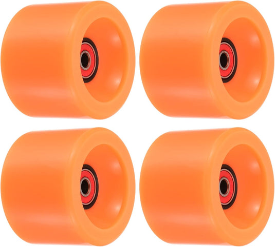 Longboard wielen 70 x 51 mm 78A met ABEC-9 lagers 4 stuks blauw – cruiser skateboard wielen