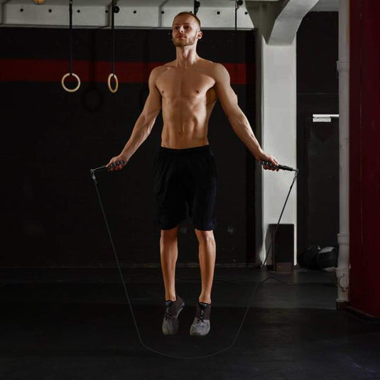 Speed Springtouw voor fitnessoefeningen, verstelbaar, training voor volwassenen, springtouw voor kinderen en volwassenen