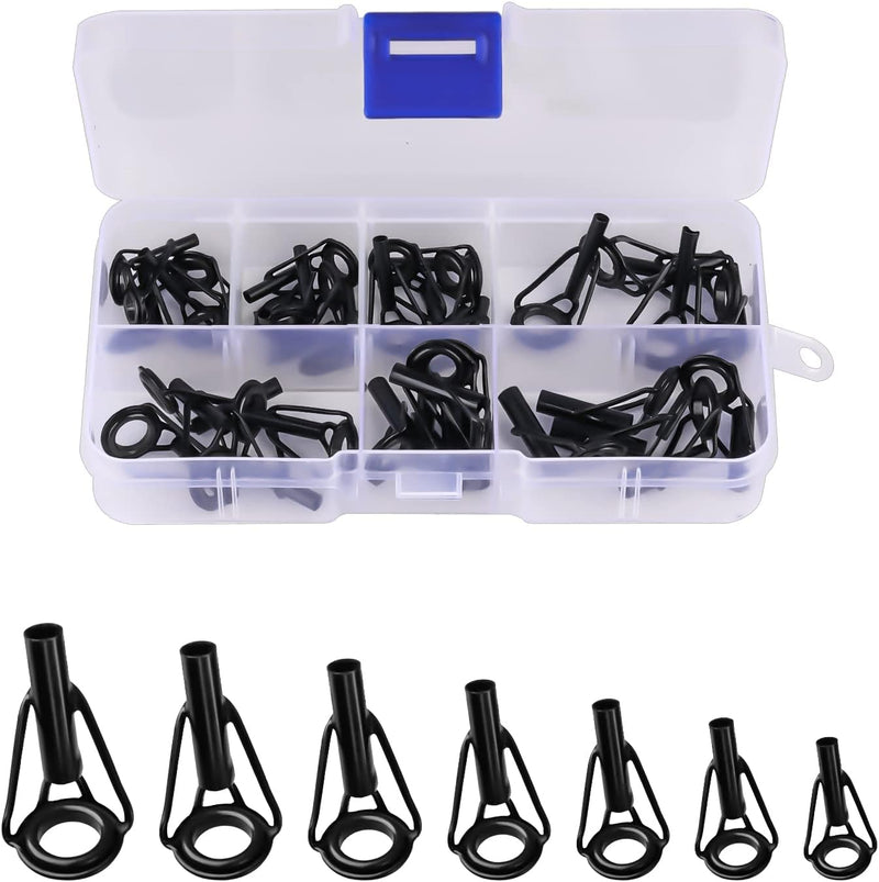 Laden Sie das Bild in Galerie -Viewer, Hengeltop geleideogen reparatieset 35 stuks zwart

