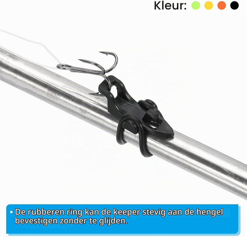 Laden Sie das Bild in Galerie -Viewer, Hakenhalter 6 Stück mit 18 Gummi-Befestigungsringen – Hakenhalter – Angelruten-Zubehör
