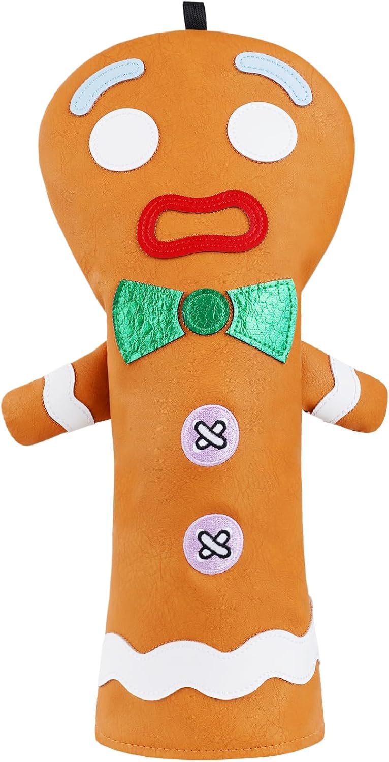 Load image into Gallery viewer, Funny golf club protective cover with Monster Cookie design for driver and fairway – golf headcover – golf gift
