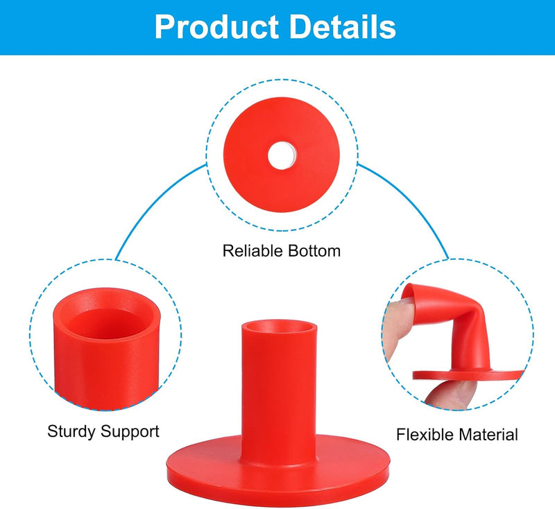 Chargez l'image dans la visionneuse de la galerie, Rubber golf tees 6x5 cm (5 stuks) - Oefen tees voor hitting mats - Golf balhouder driving range
