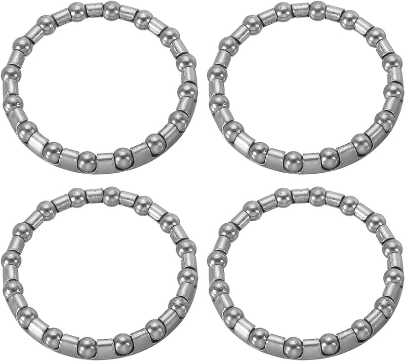 Chargez l'image dans la visionneuse de la galerie, Fiets kogellagers 4 stuks 3/16 inch met 16 kogels van roestvrij staal – fietslagers – fietsonderdelen
