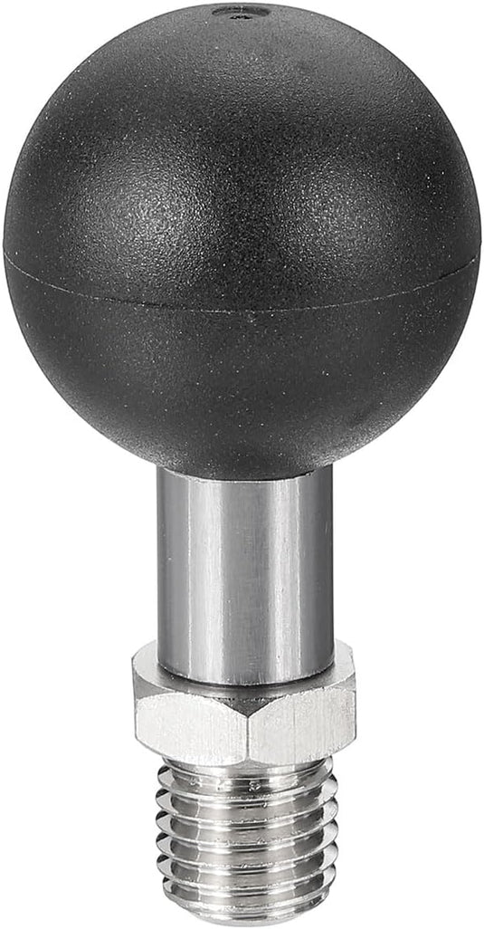 Kogeladapter 1 inch met M6 schroefdraad van roestvrij staal – ball mount adapter – camera accessoires
