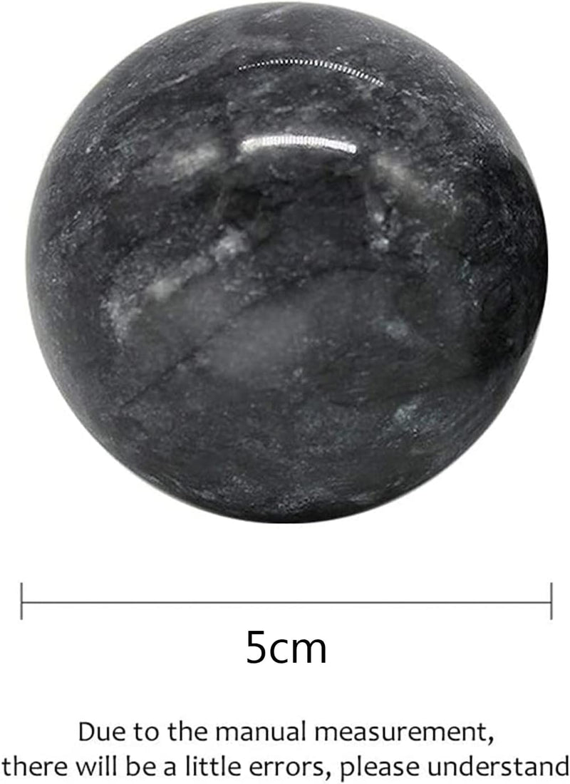 Chargez l'image dans la visionneuse de la galerie, Marmeren baoding ballen 3,5 cm zwart grijs
