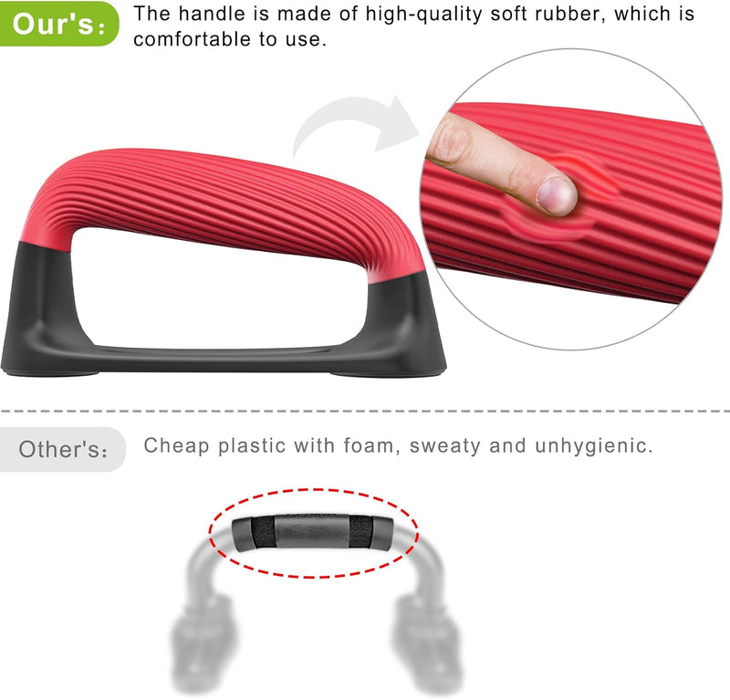 Load image into Gallery viewer, Push-up bars met zachte ergonomische handgrepen en antislip basis – opdruksteunen – fitness accessoires
