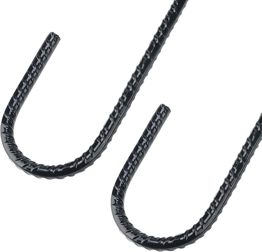 Grondankers 10 stuks 40 cm met J-haak van staal – trampoline haringen – stormankers