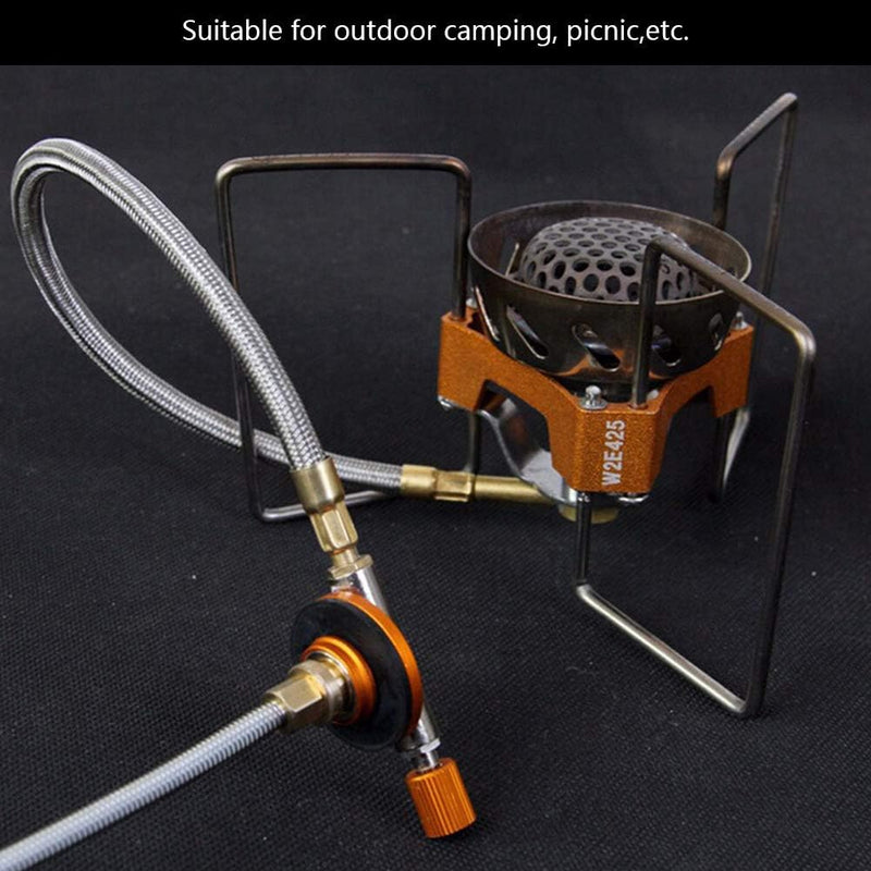 Load image into Gallery viewer, Gastank Hoofd Adapter Outdoor Camping Fornuis Gebruik Gas Tank Transfer Slang Connector Conversiekop Adapter voor Camping Picknick
