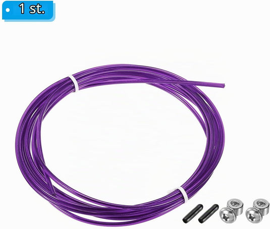 Speed jump rope vervangingskabel 3 meter x 2,5 mm rood – springtouw kabel – fitness accessoires