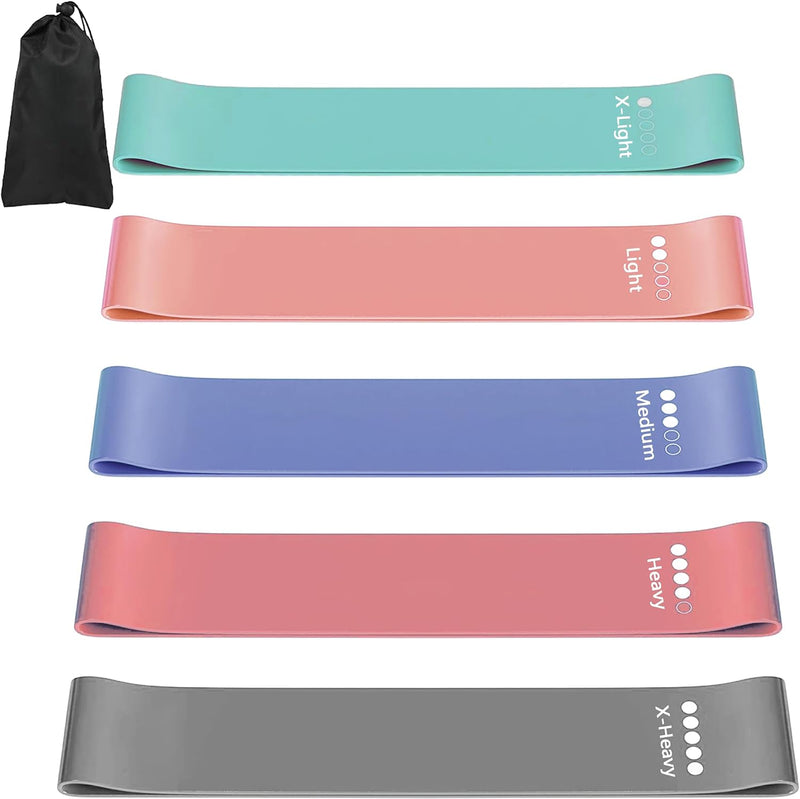 Load image into Gallery viewer, Resistance Band Set Van 5, Hoogwaardige Weerstandsbanden, Resistance Band Set Met Oefeninstructies En Draagtas, Gymnastiekband Voor Yoga, Pilates, Fitness, thuis trainen, stretchen
