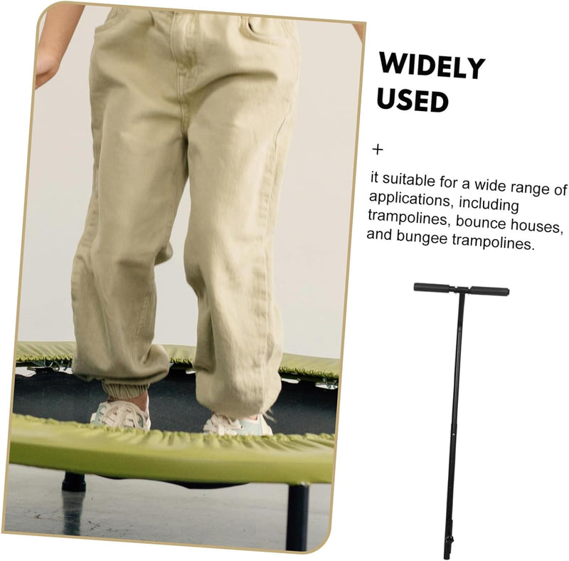 Załaduj obraz do przeglądarki galerii, Verstelbare trampoline handgreep van roestvrij staal – steunbeugel – mini trampoline accessoires
