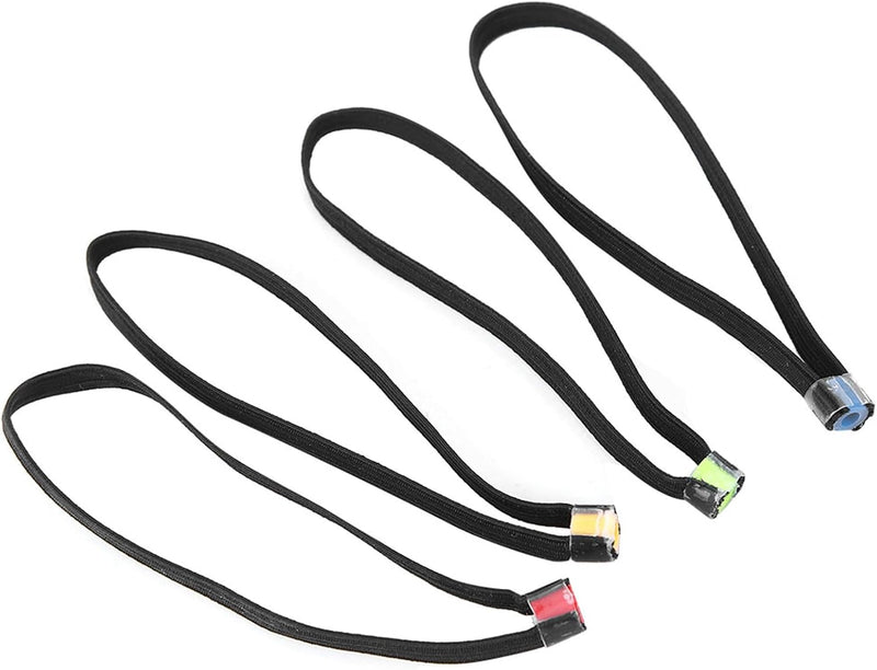 Laad afbeelding in Galerijviewer, Vislijn spoelhouders 4 stuks 8,5 cm van elastische stof voor vliegvissen – tippet houders – hengelsportbenodigdheden
