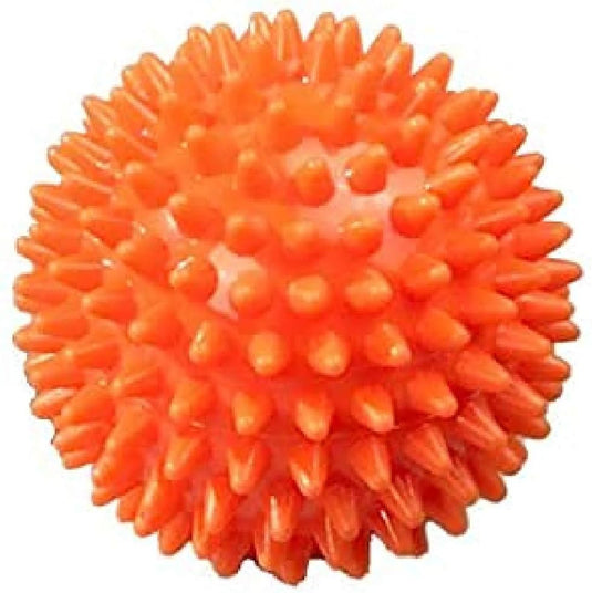 Noppen massagebal 8 cm oranje