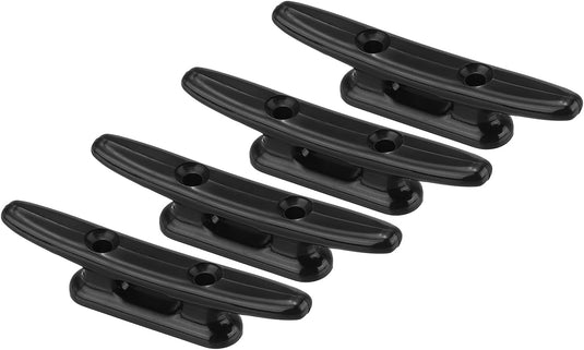 Bootkikkers 4 stuks 75 mm van nylon zwart – touwklemmen – boot kajak accessoires