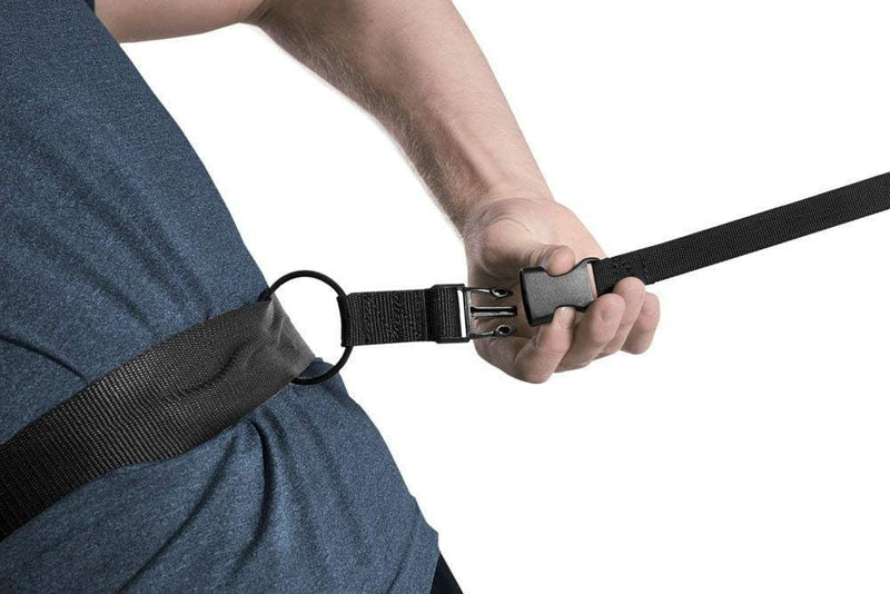 Load image into Gallery viewer, Weerstandsparachute 145 cm met verstelbare heupriem – sprinttraining – snelheidstraining – explosieve kracht
