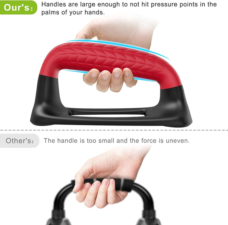 Load image into Gallery viewer, Push-up bars met ergonomische handgrepen en antislip onderzijde – opdruksteunen – calisthenics
