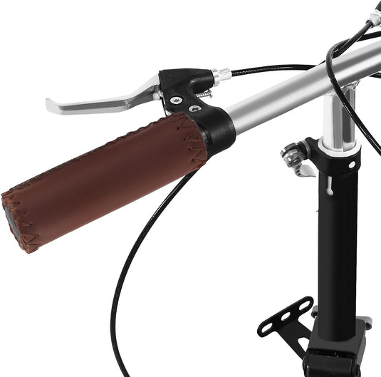 Retro fietshandvatten van kunstleer 1 paar