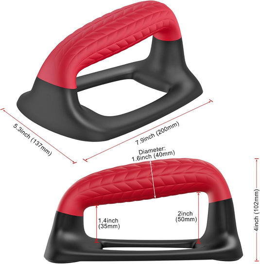 Push-up bars met ergonomische handgrepen en antislip onderzijde – opdruksteunen – calisthenics