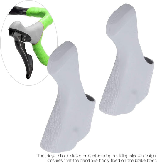 2 silikonowe osłony dźwigni hamulca do rowerów szosowych Shimano ST-R7000 i ST-R8000 – osłony klamek hamulcowych – chwyty rowerowe