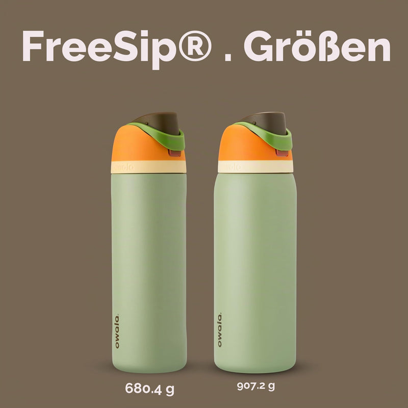 Load image into Gallery viewer, Owala FreeSip Isolierte Edelstahl-Trinkflasche, 710ml, Iced Breeze
