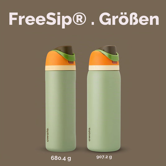 Owala FreeSip Isolierte Edelstahl-Trinkflasche, 710ml, Iced Breeze