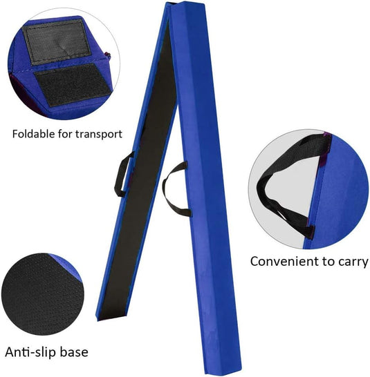 Opvouwbare evenwichtsbalk kinderen – 10 cm breed – EVA balansbalk voor gymnastiek, turnen en thuis trainen