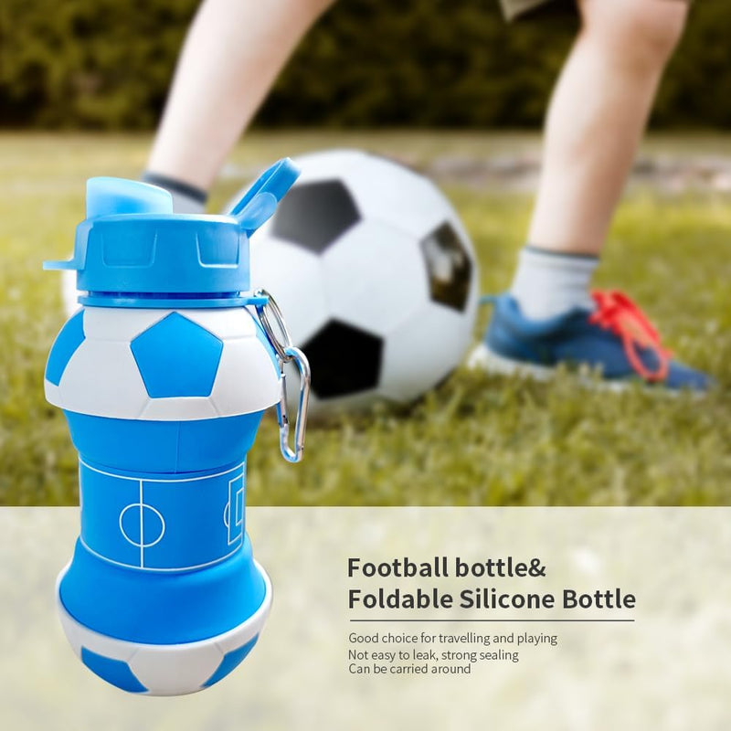 Laden Sie das Bild in Galerie -Viewer, Voetbal drinkfles met rietje 550 ml
