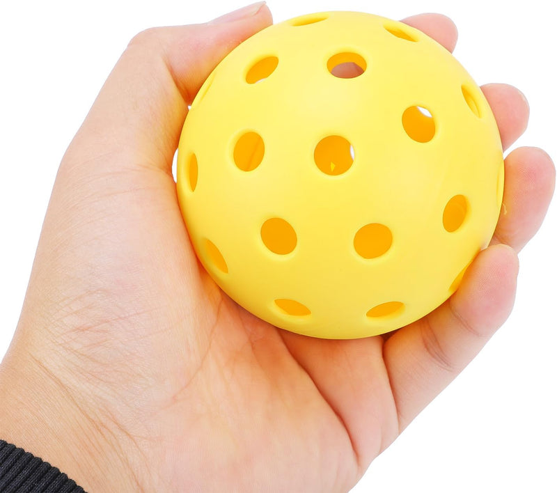 Load image into Gallery viewer, Pickleball ballen 8 stuks met 40 gaten en draagtas – pickleballs – trainingsballen
