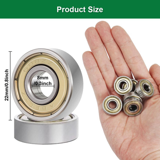 Kogellagers 608ZZ set van 30 stuks 22 x 8 x 7 mm