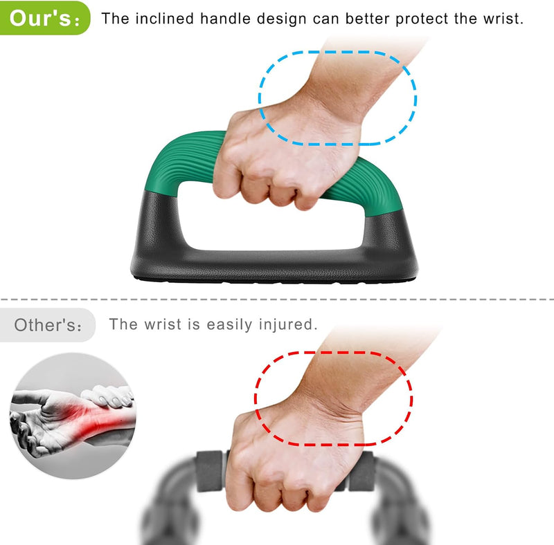 Laad afbeelding in Galerijviewer, Push-up bars met ergonomische handgrepen en antislip basis – opdruksteunen – krachttraining
