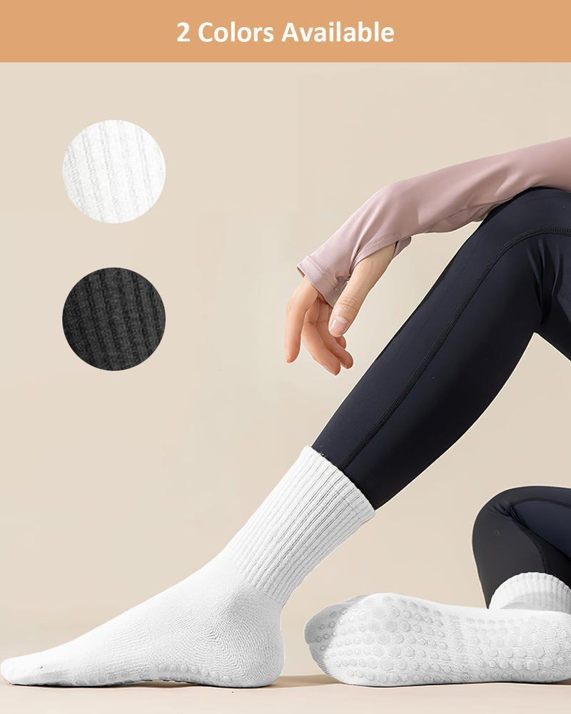 Laden Sie das Bild in Galerie -Viewer, Pilates antislip sokken dames 4 paar met siliconen grip – yoga sokken – fitness sokken
