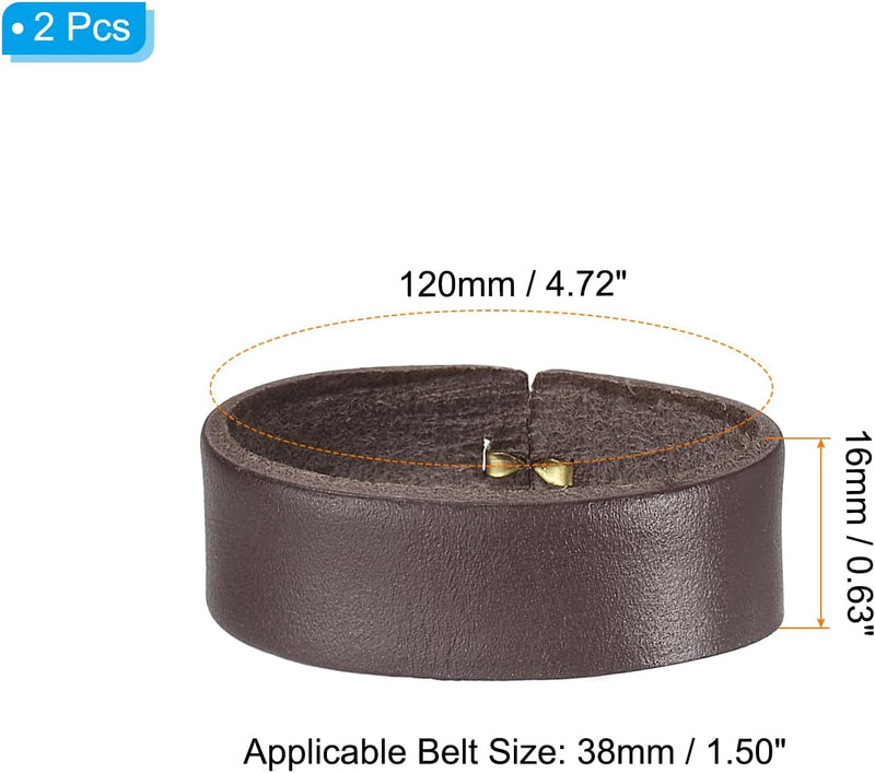 Chargez l'image dans la visionneuse de la galerie, Leren riemlussen 2 stuks voor riemen 38-40 mm – riemhouders – vervangende keeper loops
