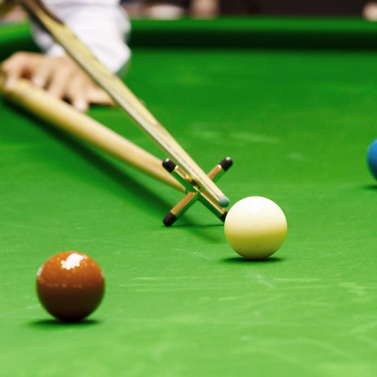TRIXES Pool Billiards Snooker Cue Metal Cross & High Spider Rest Set