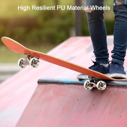 Skateboardwielen set van 4 PU 52 mm