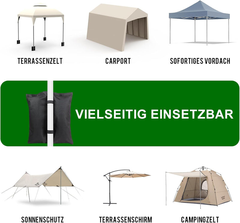 Chargez l'image dans la visionneuse de la galerie, Verzwaringszakken 4 stuks vulbaar met zand – gewichtszakken – trampoline en paviljoen accessoires
