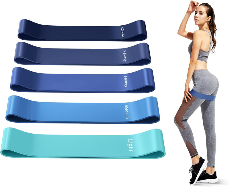 Load image into Gallery viewer, Fitness elastieken 5-delige set met verschillende weerstandsniveaus – weerstandsbanden – resistance bands
