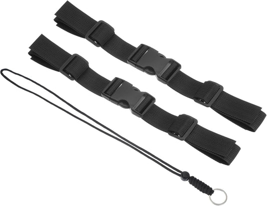 Verstelbare rugzak borstband set met snelgesp en veiligheidskoord – borstriem – outdoor accessoires