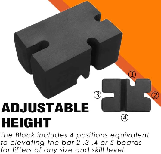 Bench press block voor board press training