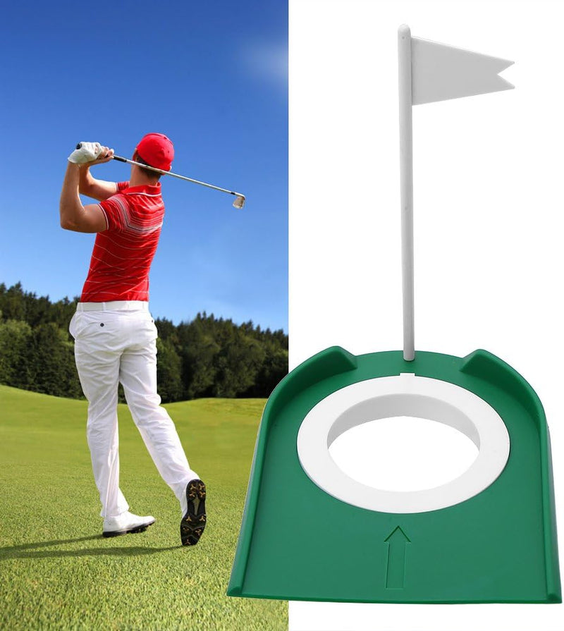Load image into Gallery viewer, Golf putting oefenhole van kunststof met vlag voor binnen en buiten – putting cup – golftraining
