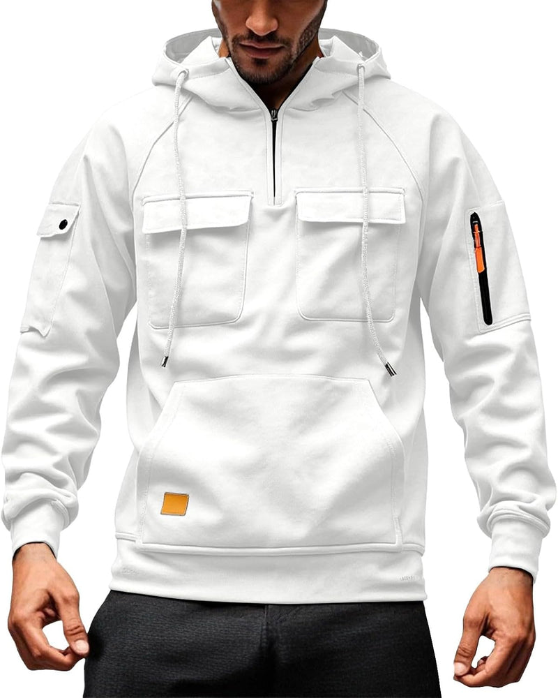Laden Sie das Bild in Galerie -Viewer, Heren hoodie met capuchon en kangoeroezak voor de winter – sweater – capuchontrui
