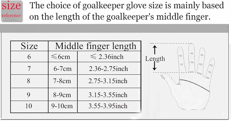 Laad afbeelding in Galerijviewer, Voetbal doelman handschoenen voor jongens, kinderen, volwassen voetbal keeper kit maat 6 / 7 / 8 / 9 / 10
