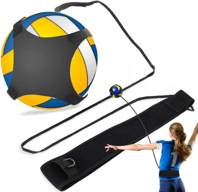 Laad afbeelding in Galerijviewer, Volleybal Trainingsapparatuur, Volleybal Serve-kit Volleybaltrainingshulp met Taille Riem voor Solo Oefeningen van Arm-rotaties, Serveren, Smashen en Slaan
