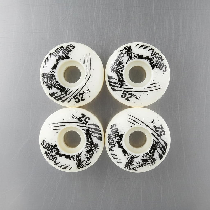 Laad afbeelding in Galerijviewer, Skateboardwielen set van 4 PU 52 mm
